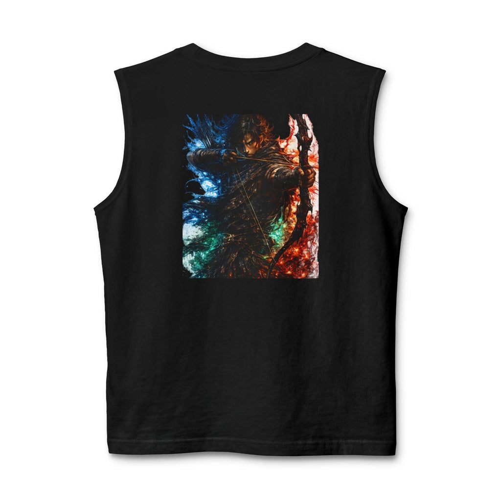 Oversized Sleeveless Gym Shirt for Men, Goals of a Conqueror Tank Top, Motivational Workout Tee, , Streetwear Muscle Tee