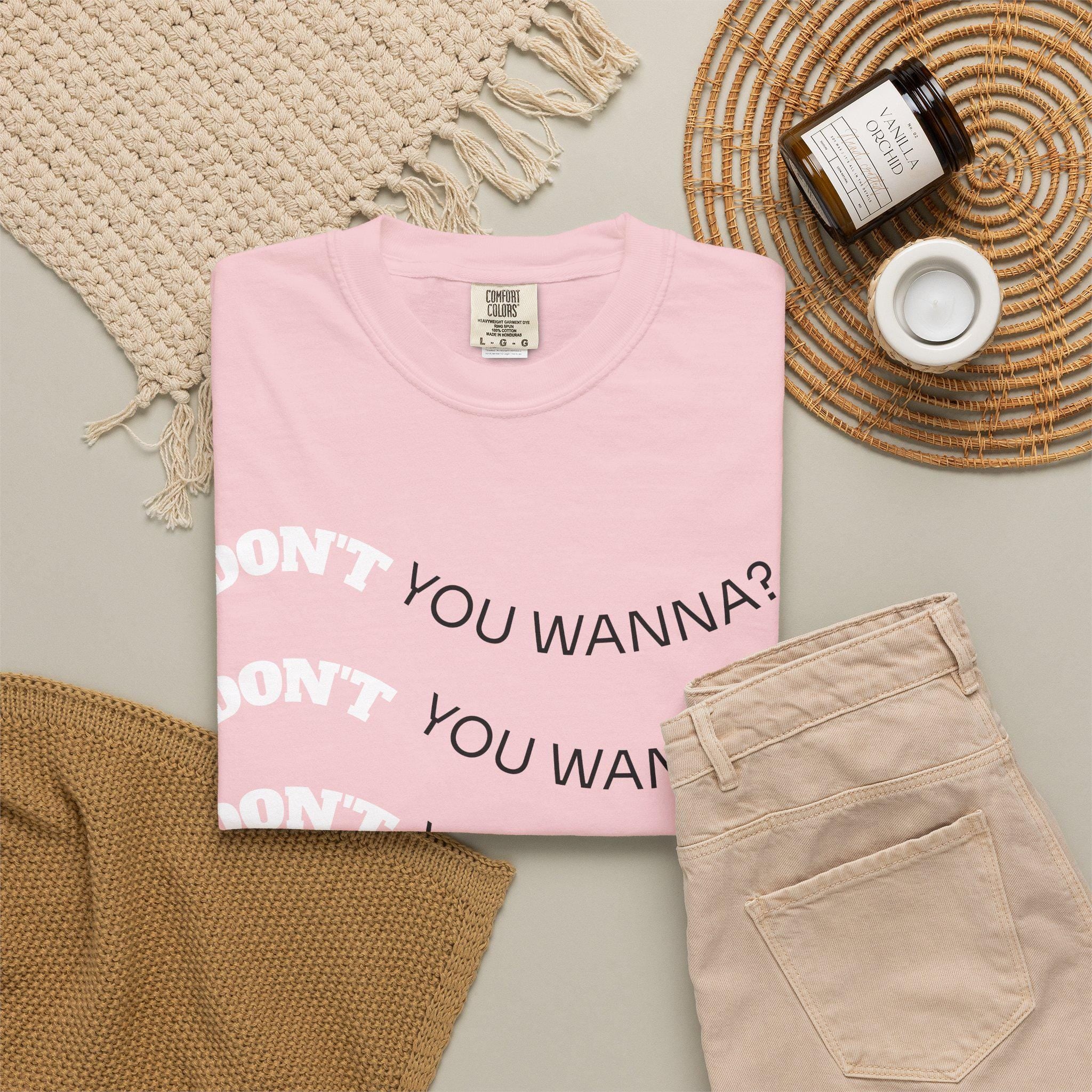 Funny Aesthetic Graphic Tee, Trendy Soft Girl Shirt, Comfort Colors 1717 T-Shirt, Cute Gen Z Oversized Tee, Minimalist Statement Shirt