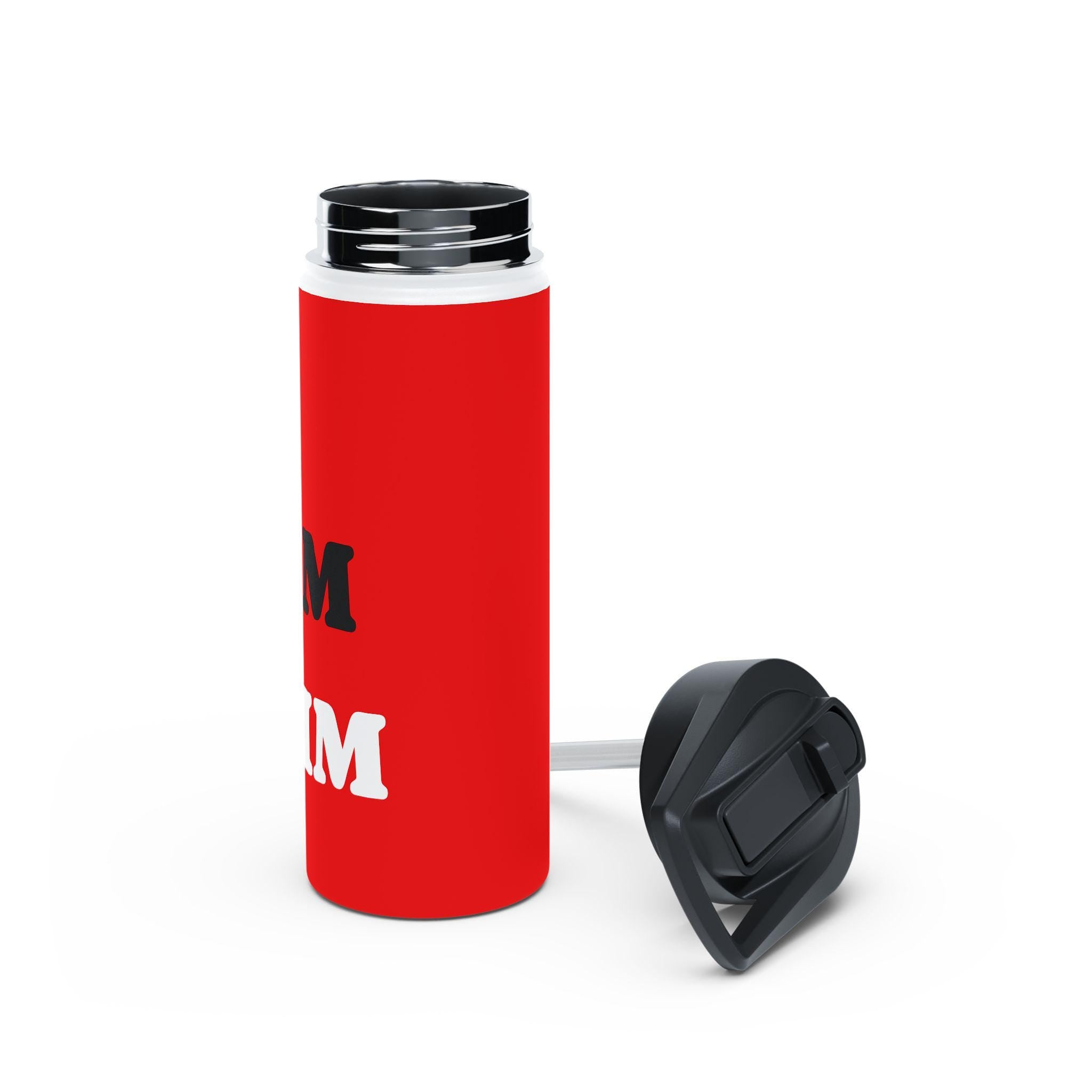 I AM HIM Motivational Stainless Steel Water Bottle Gym Flask  Insulated Sports Bottle Fitness Water Bottle Gift for Men