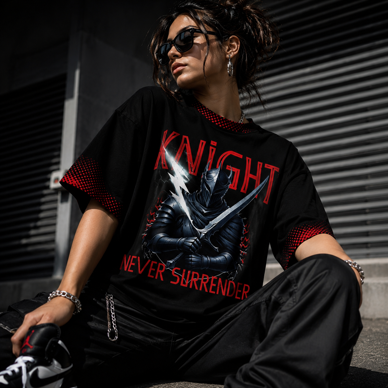 Dark Knight Women's Oversized T-Shirt