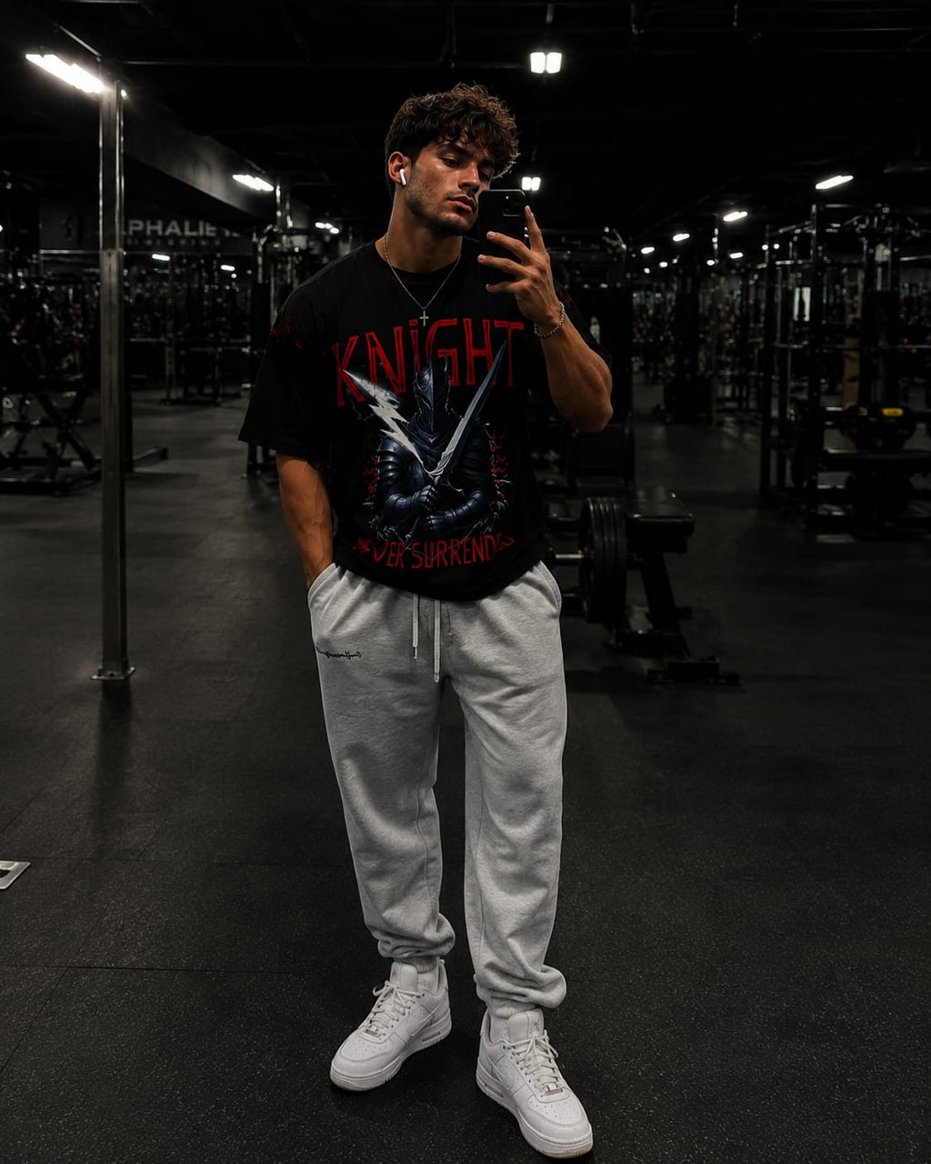 Dark Knight Men's Oversized T-Shirt