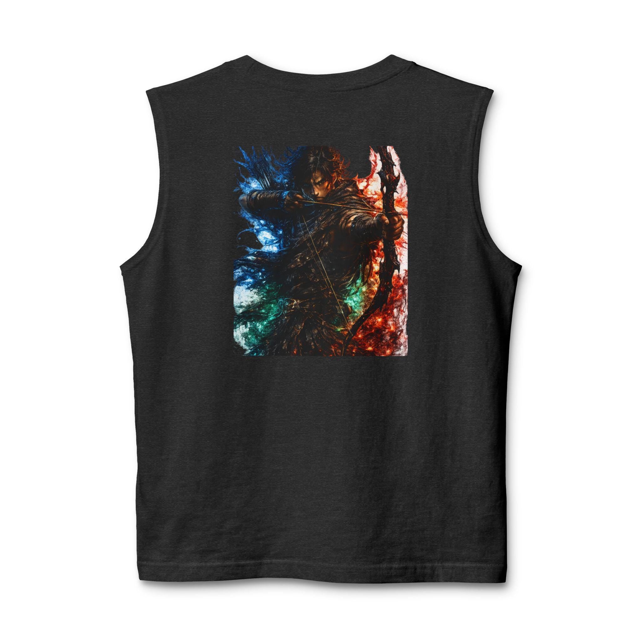 Oversized Sleeveless Gym Shirt for Men, Goals of a Conqueror Tank Top, Motivational Workout Tee, , Streetwear Muscle Tee