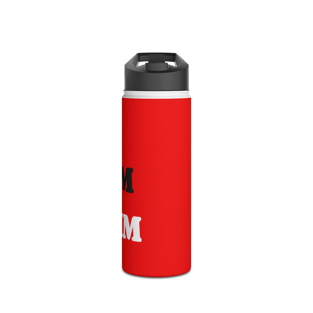 I AM HIM Motivational Stainless Steel Water Bottle Gym Flask  Insulated Sports Bottle Fitness Water Bottle Gift for Men
